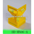 HD-MN06-A, Mini-Kunststoff-Niveau mit 3 Durchstechflaschen &amp; Magnet